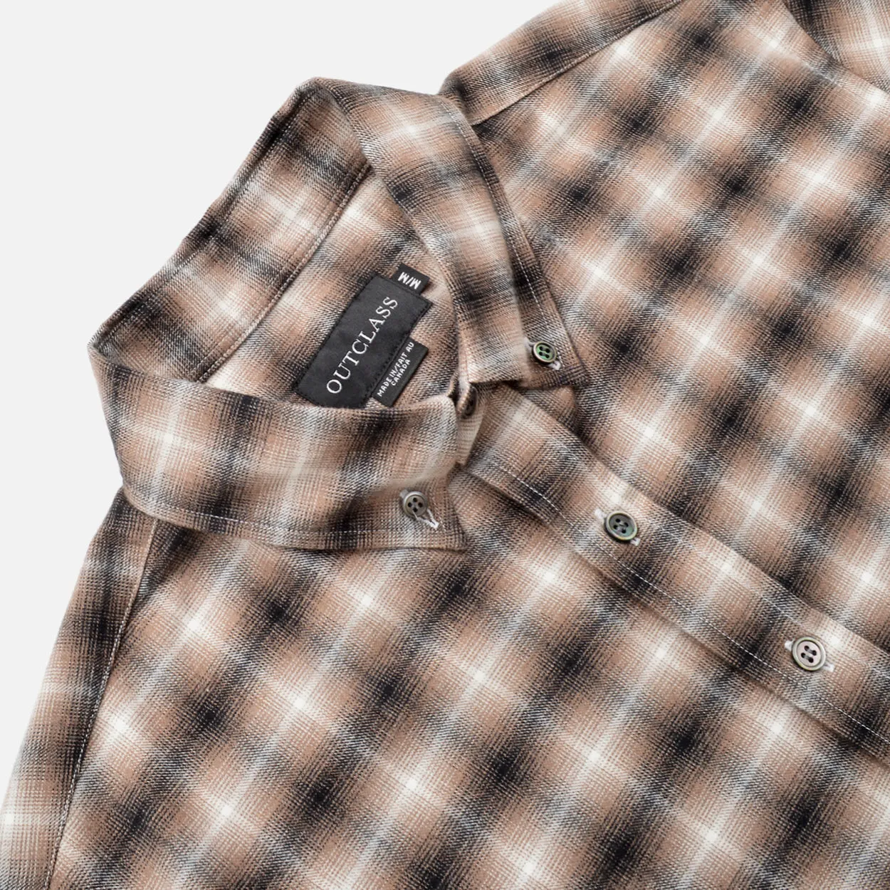 Hazel Shadow Plaid Flannel Shirt