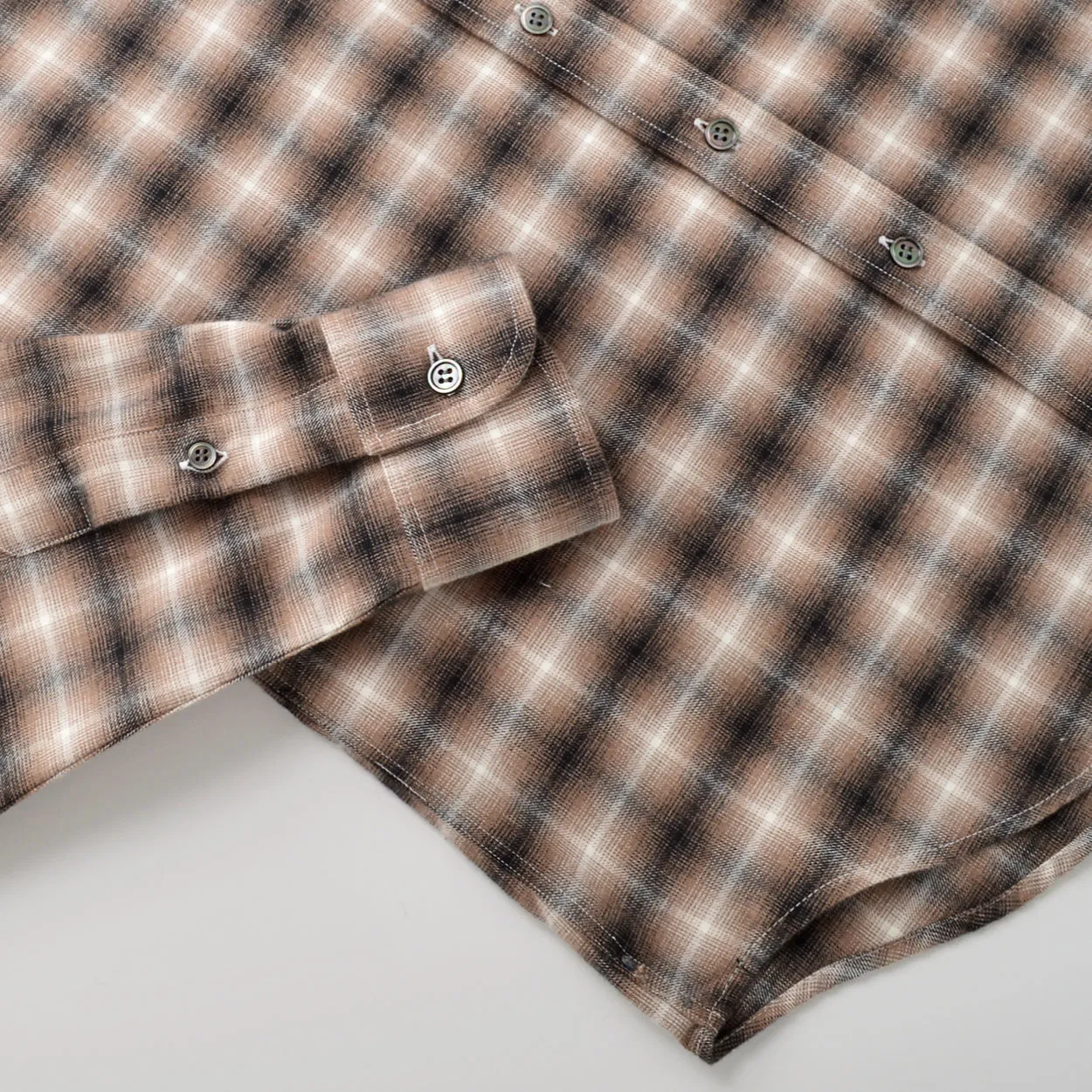 Hazel Shadow Plaid Flannel Shirt