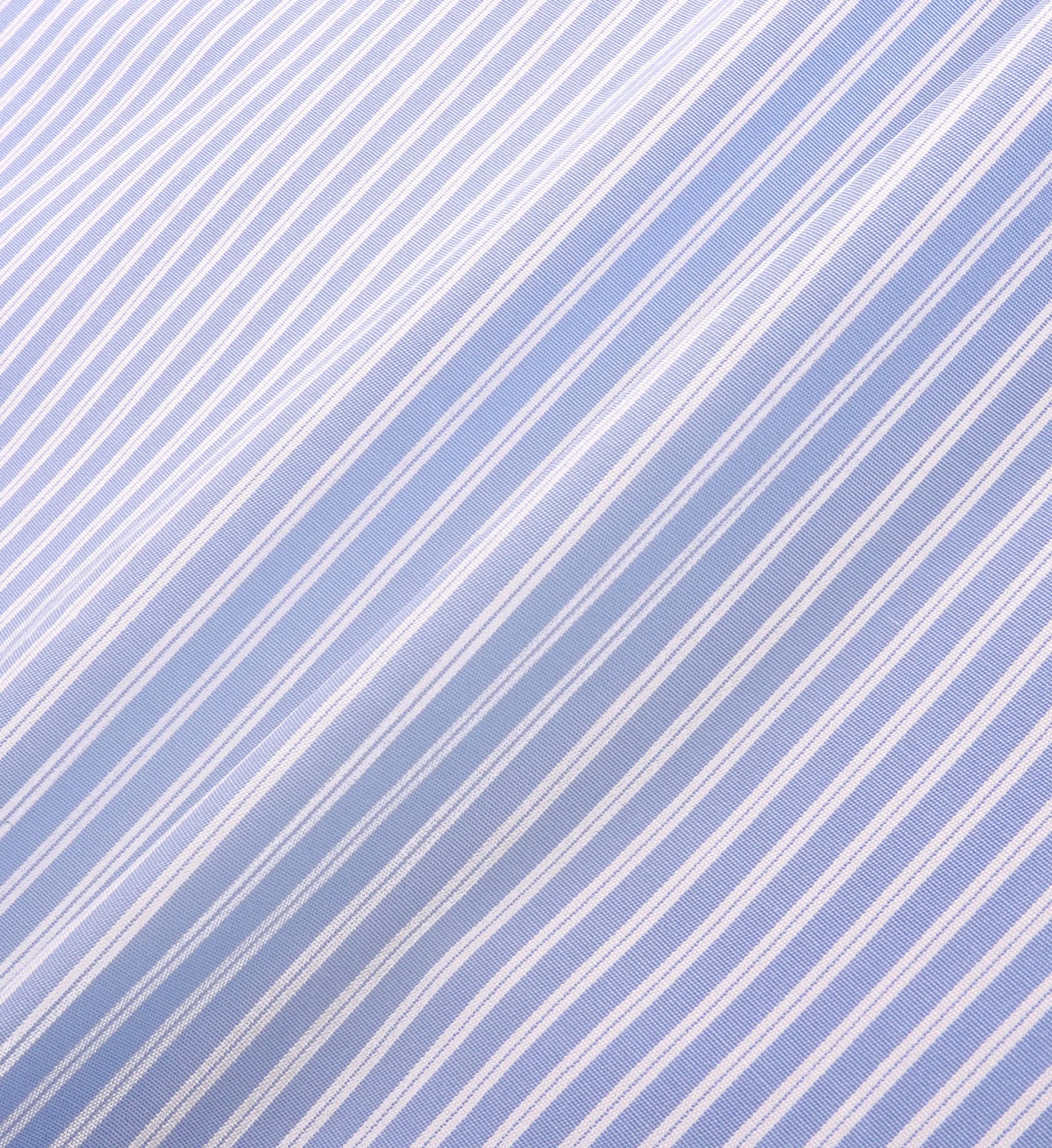 Hotel du Cap Cursive Pyjama Top - Blue Striped