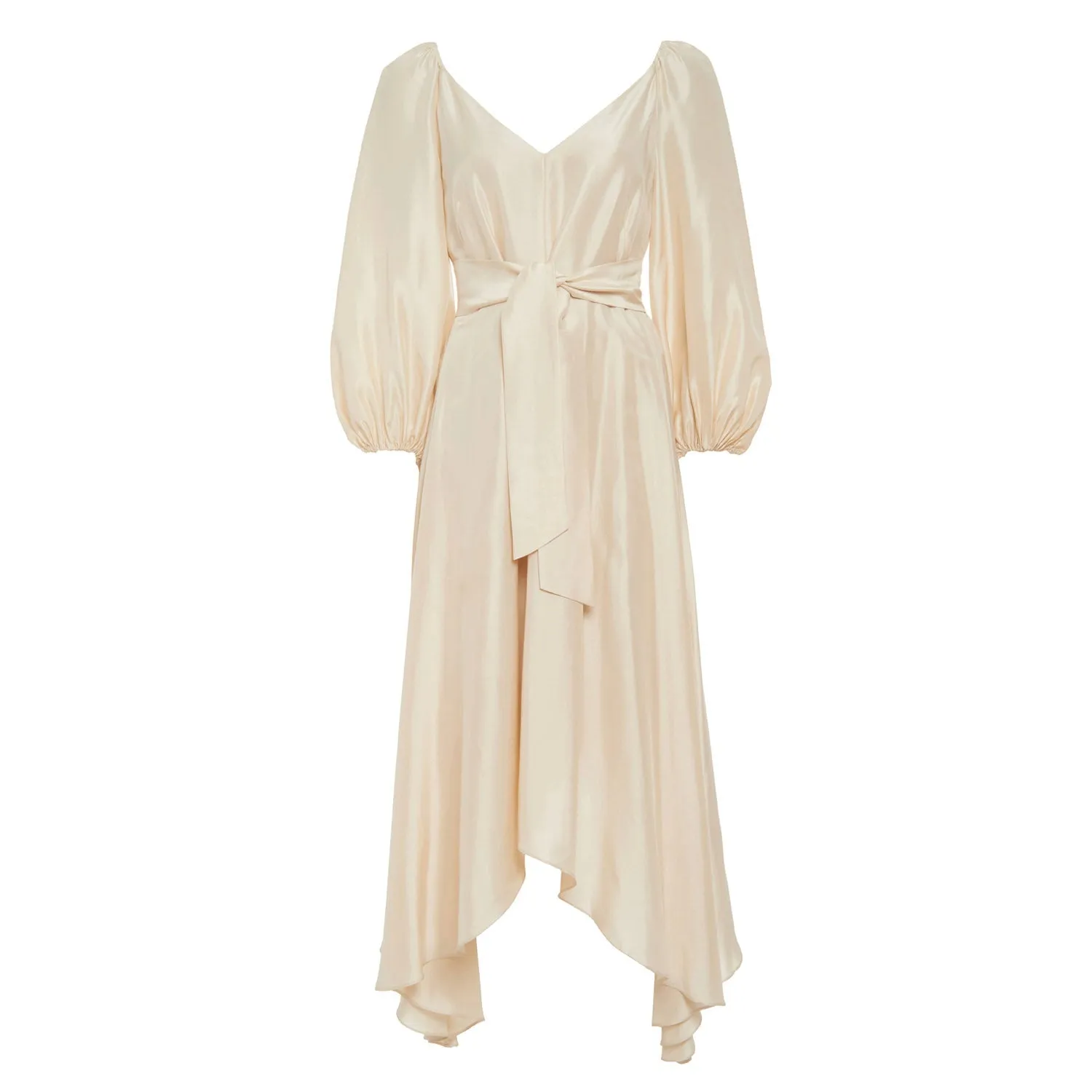 Isabelle Silk Dress - Ivory