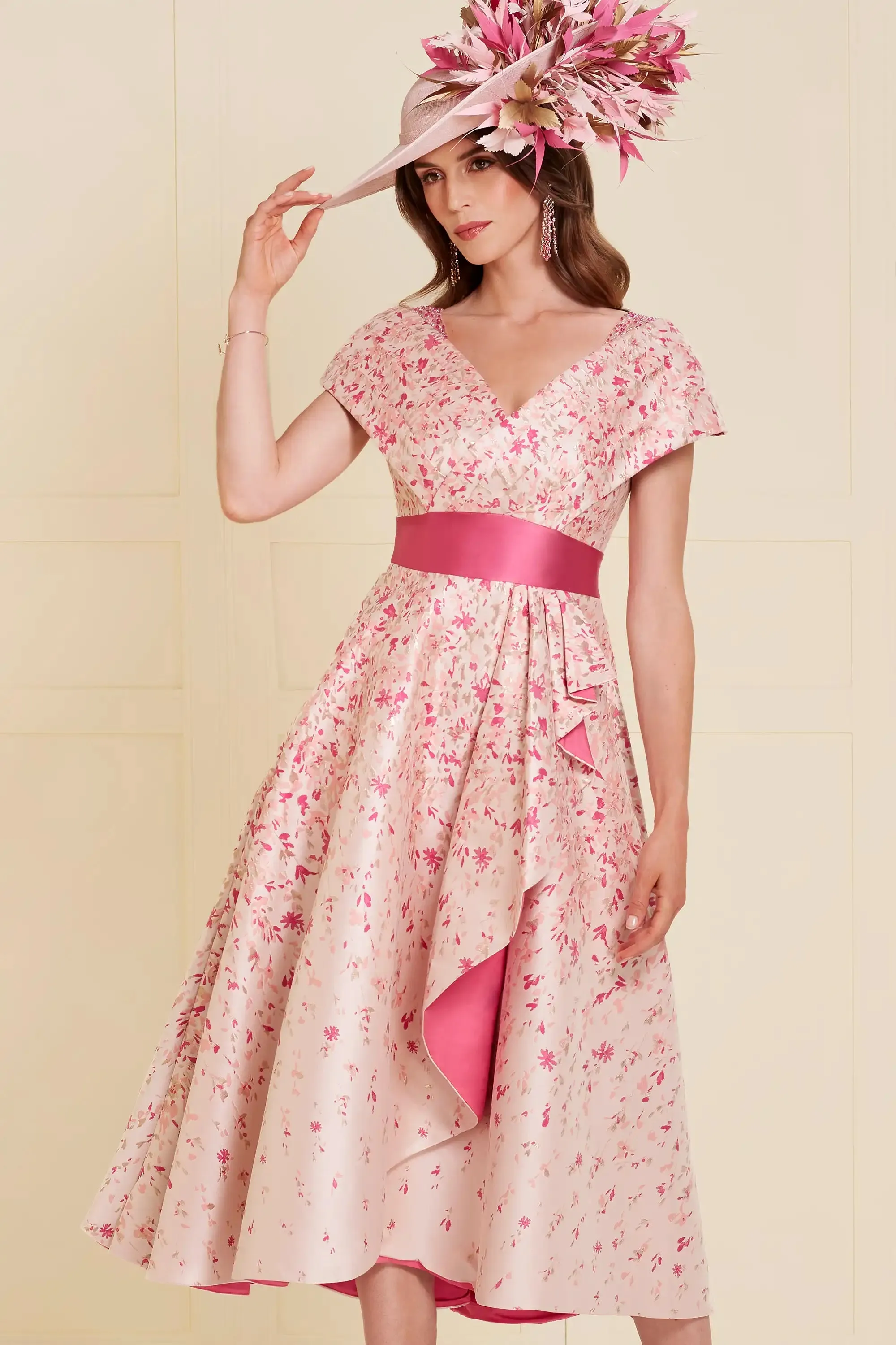 John Charles 29125 Flamingo Dress