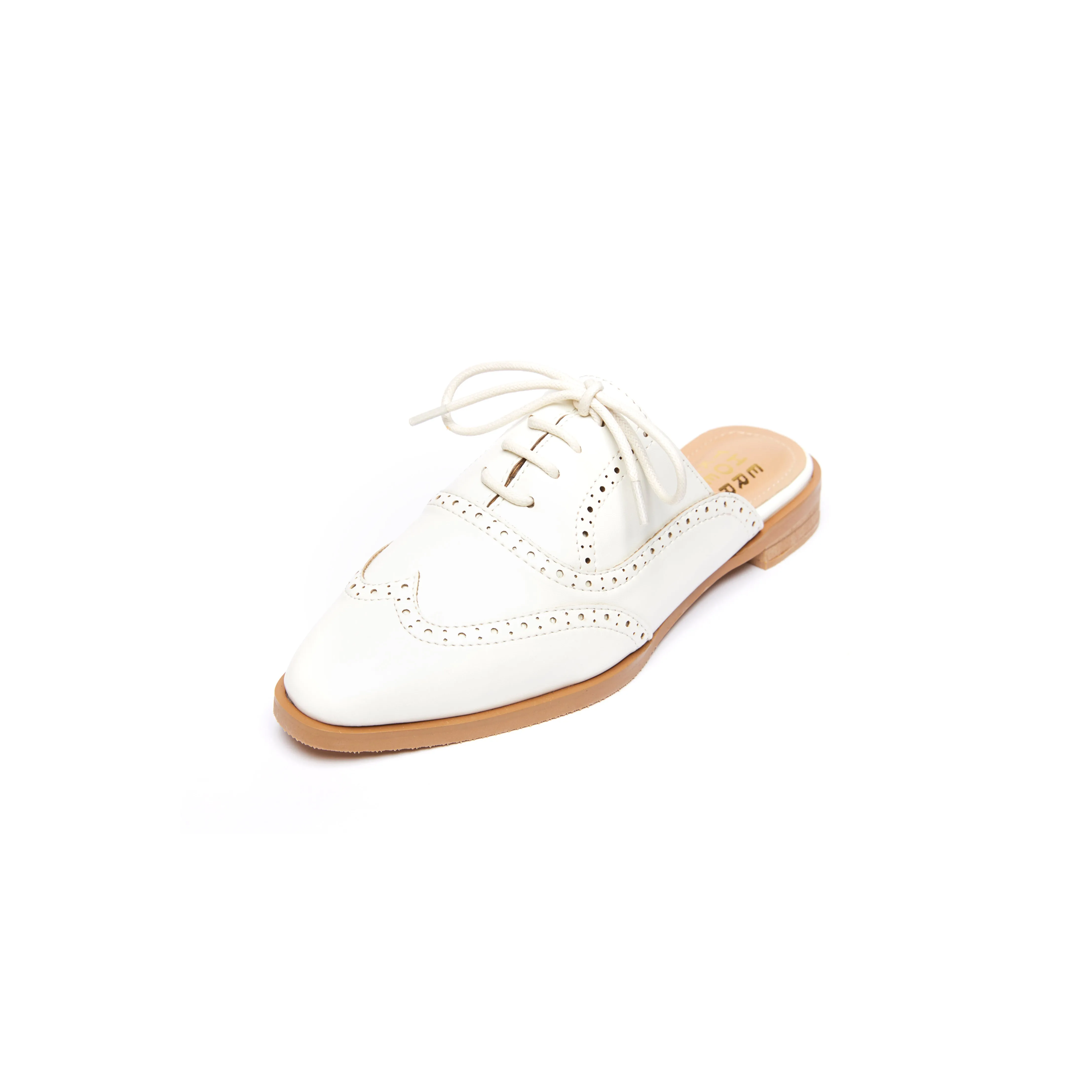 Kenya Wingtip Slippers - Beige ( BEI )