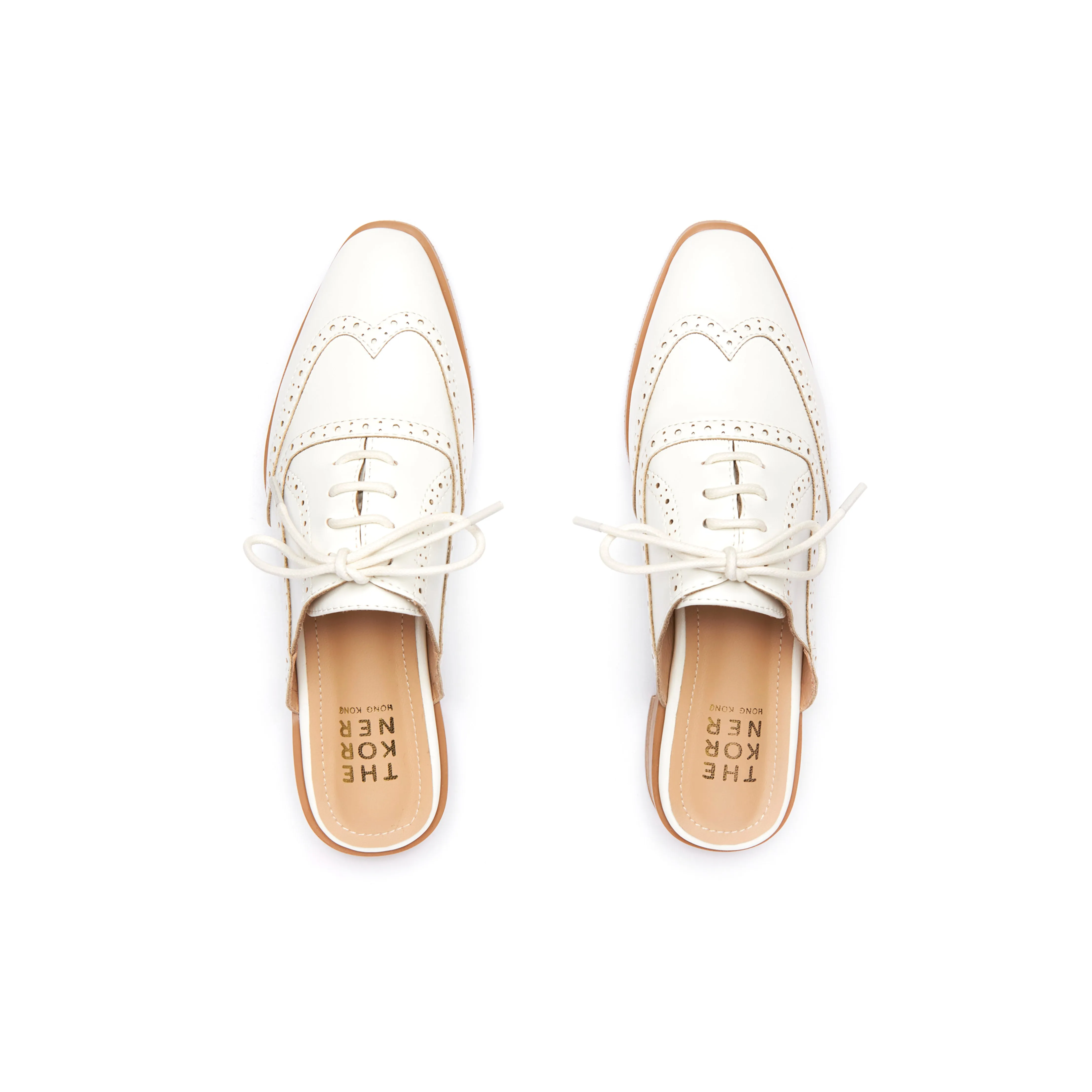 Kenya Wingtip Slippers - Beige ( BEI )