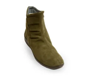 L19 Vegan Bootie in Gal Olive