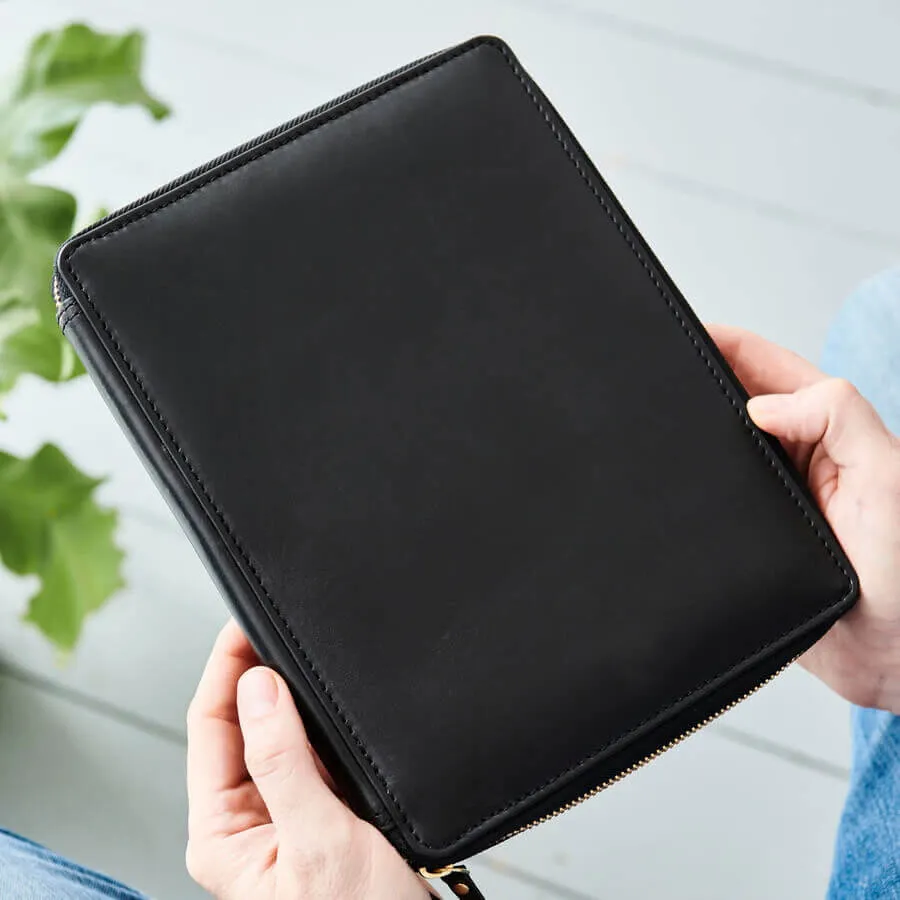 Leather iPad Case Organiser