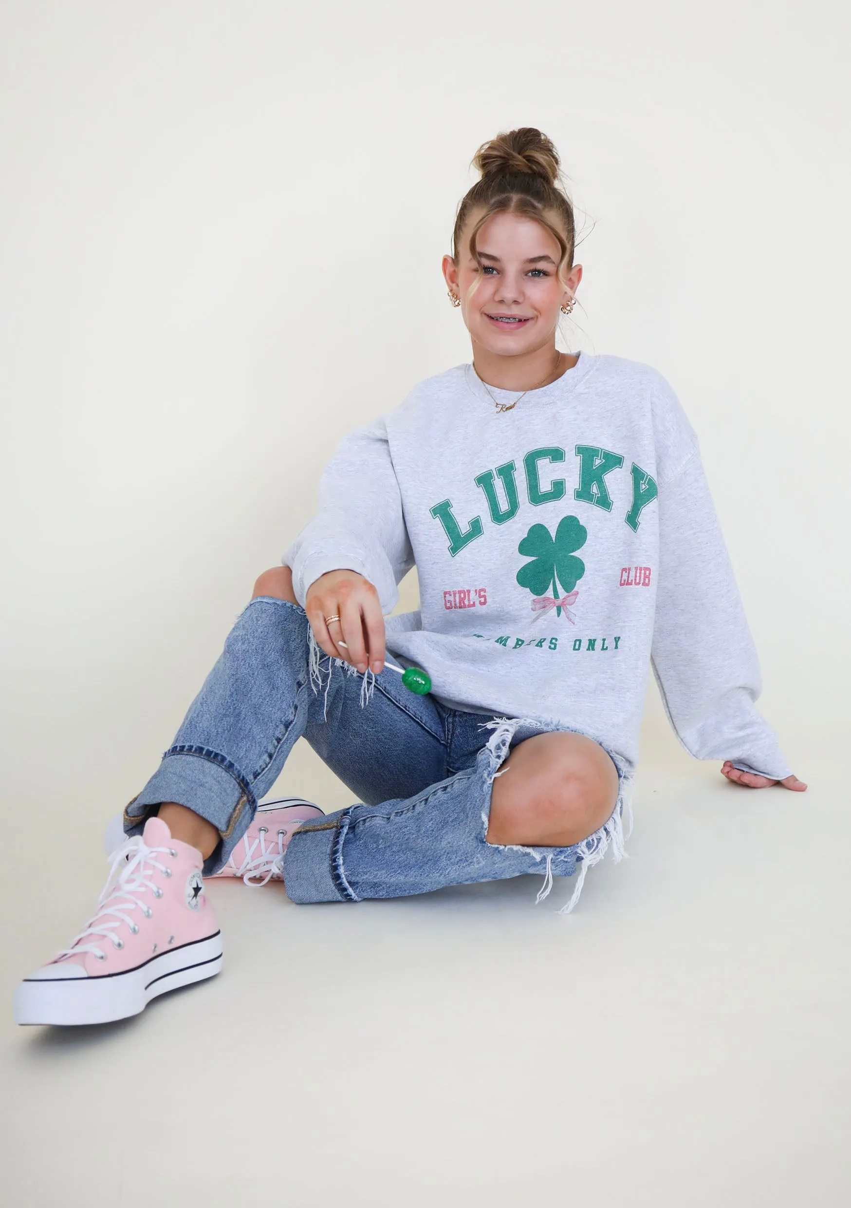 Lucky Girls Club Crewneck