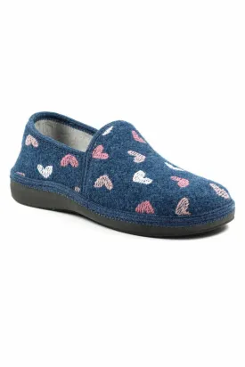 Lunar Ladies Slippers KLS 121 Everett in Blue