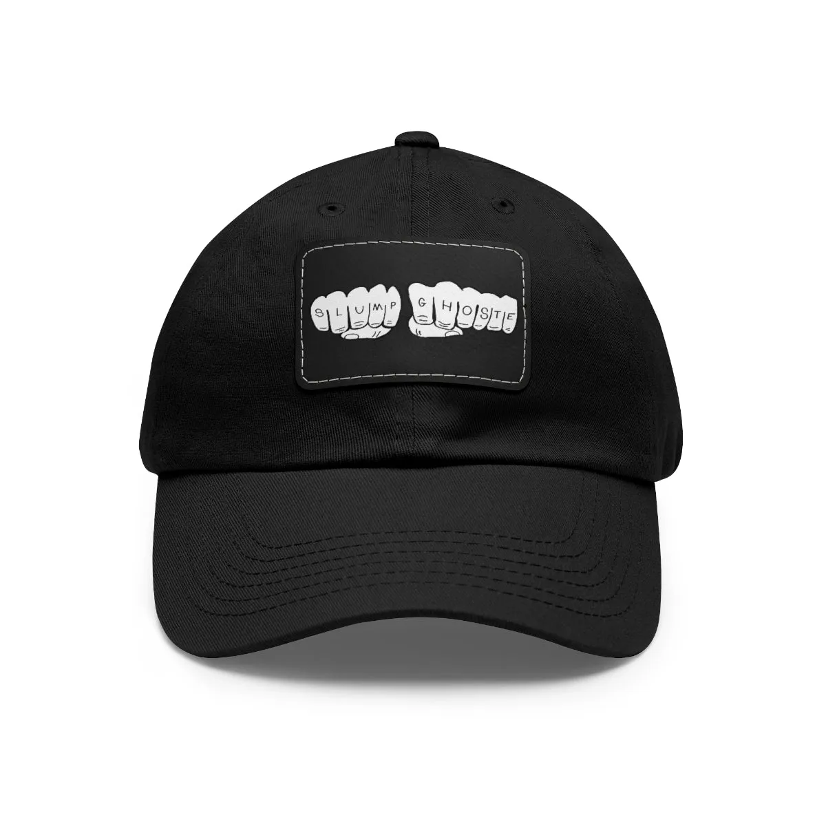 Machine Dad Hat with Leather Patch