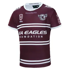 Manly Warringah Sea Eagles 2023 Kid's Home Jersey NRL Rugby League by Dynasty Sport