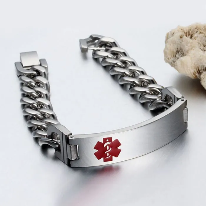 Medical Id Bracelet-Fathers Day Gifts-Meaningful Gifts For Dad