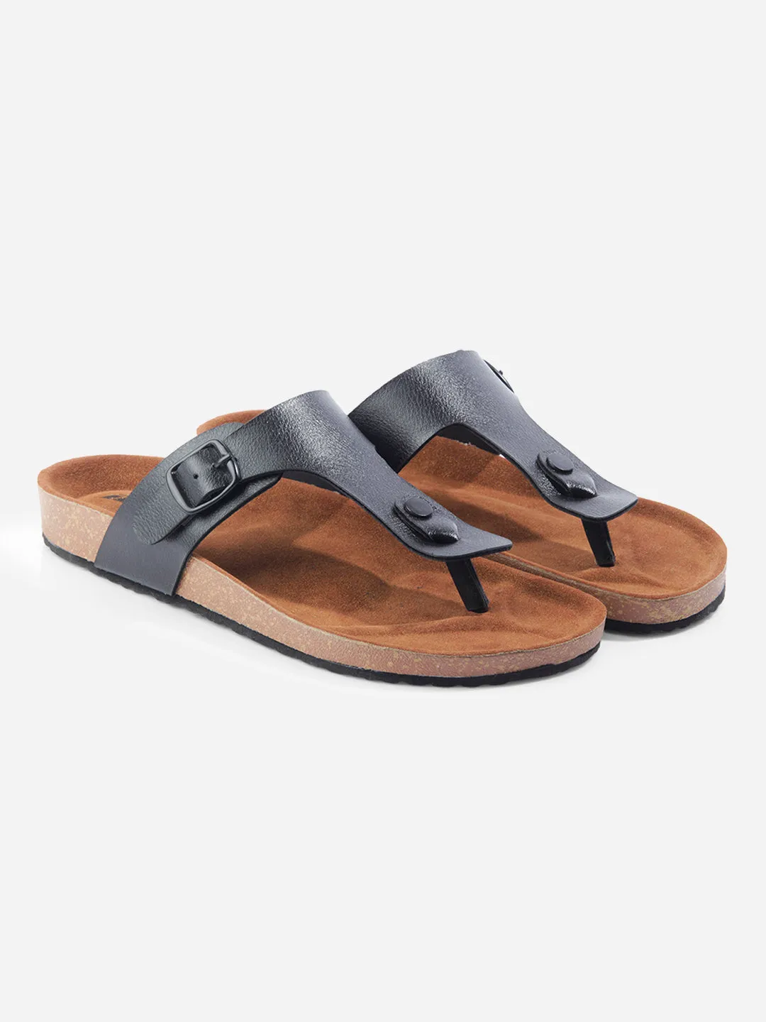 Men's Black Thong Sandal (IX5011)