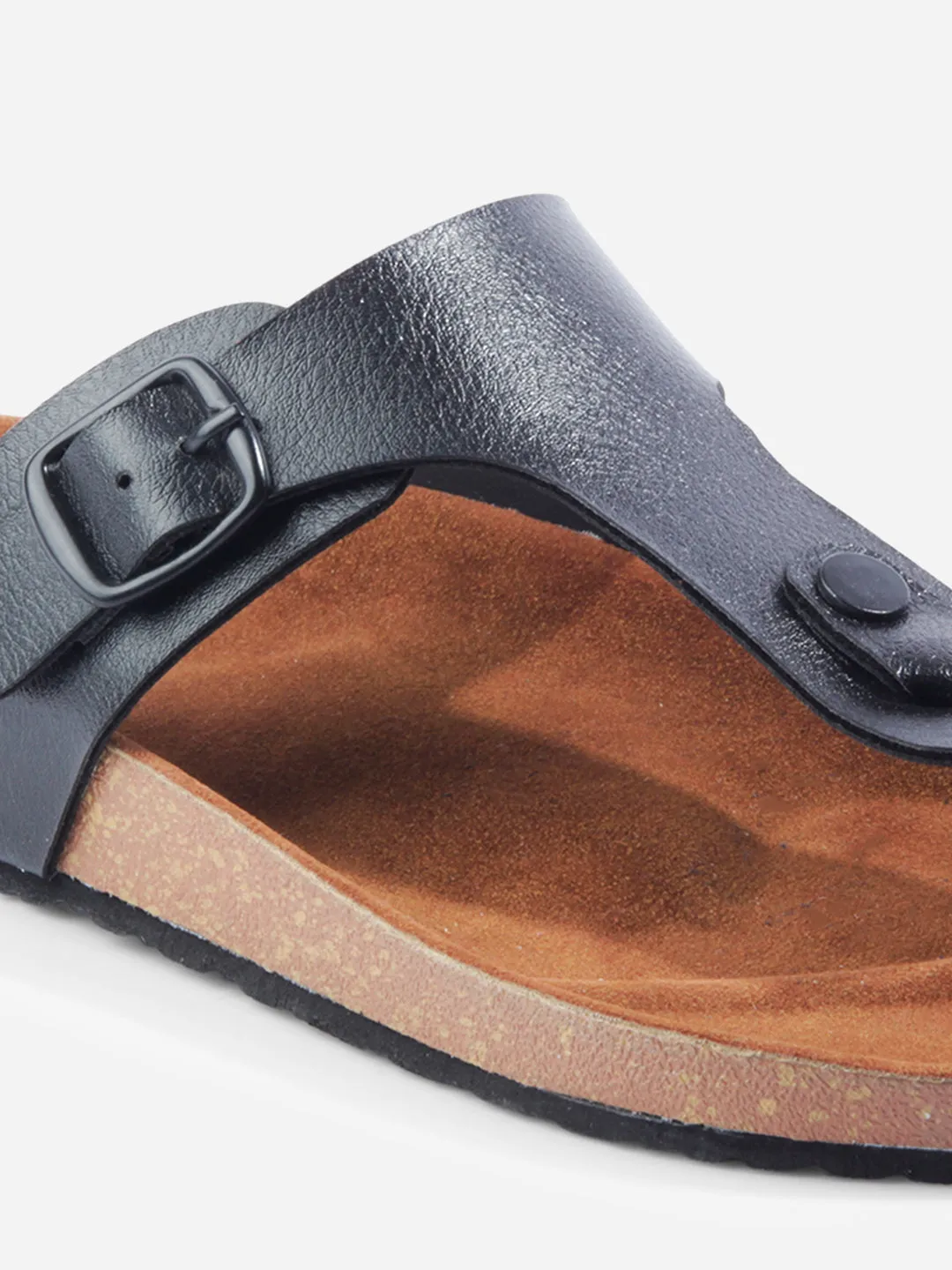 Men's Black Thong Sandal (IX5011)