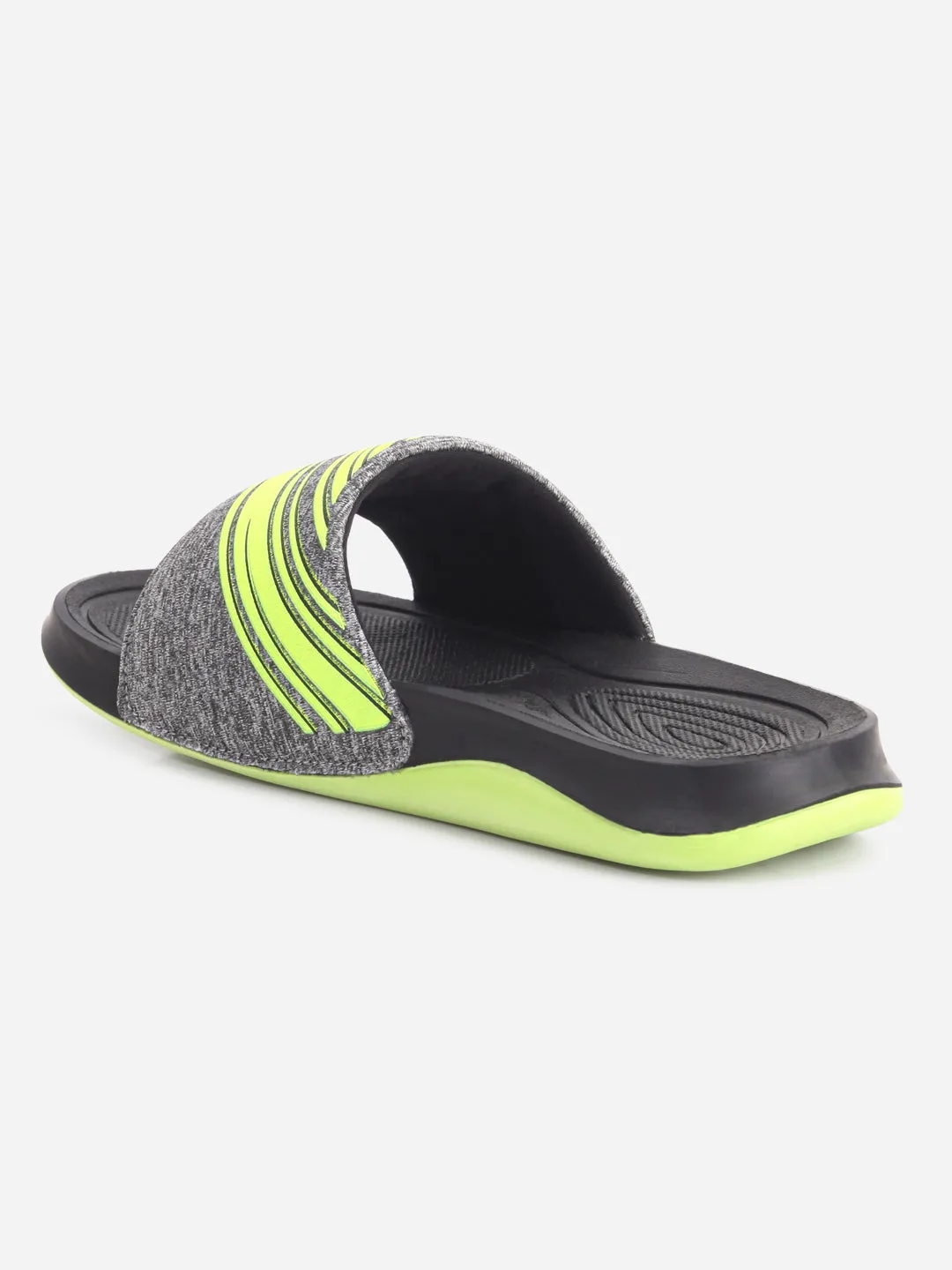 Men's Graphic Print Lime Slider (ID5206)