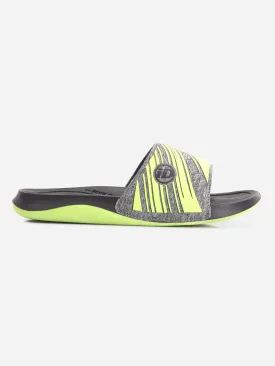 Men's Graphic Print Lime Slider (ID5206)