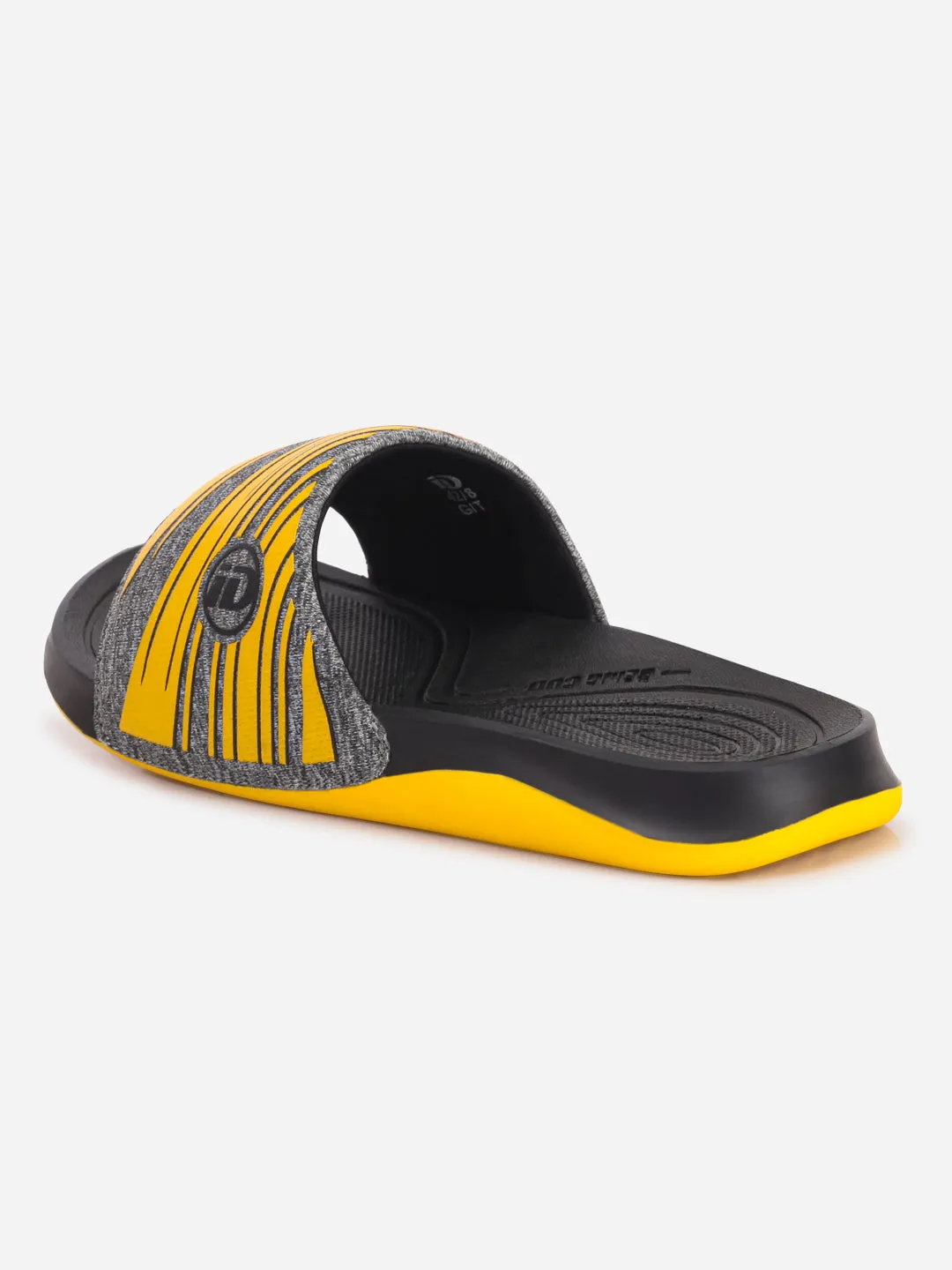 Men's Graphic Print Yellow Slider (ID5206)