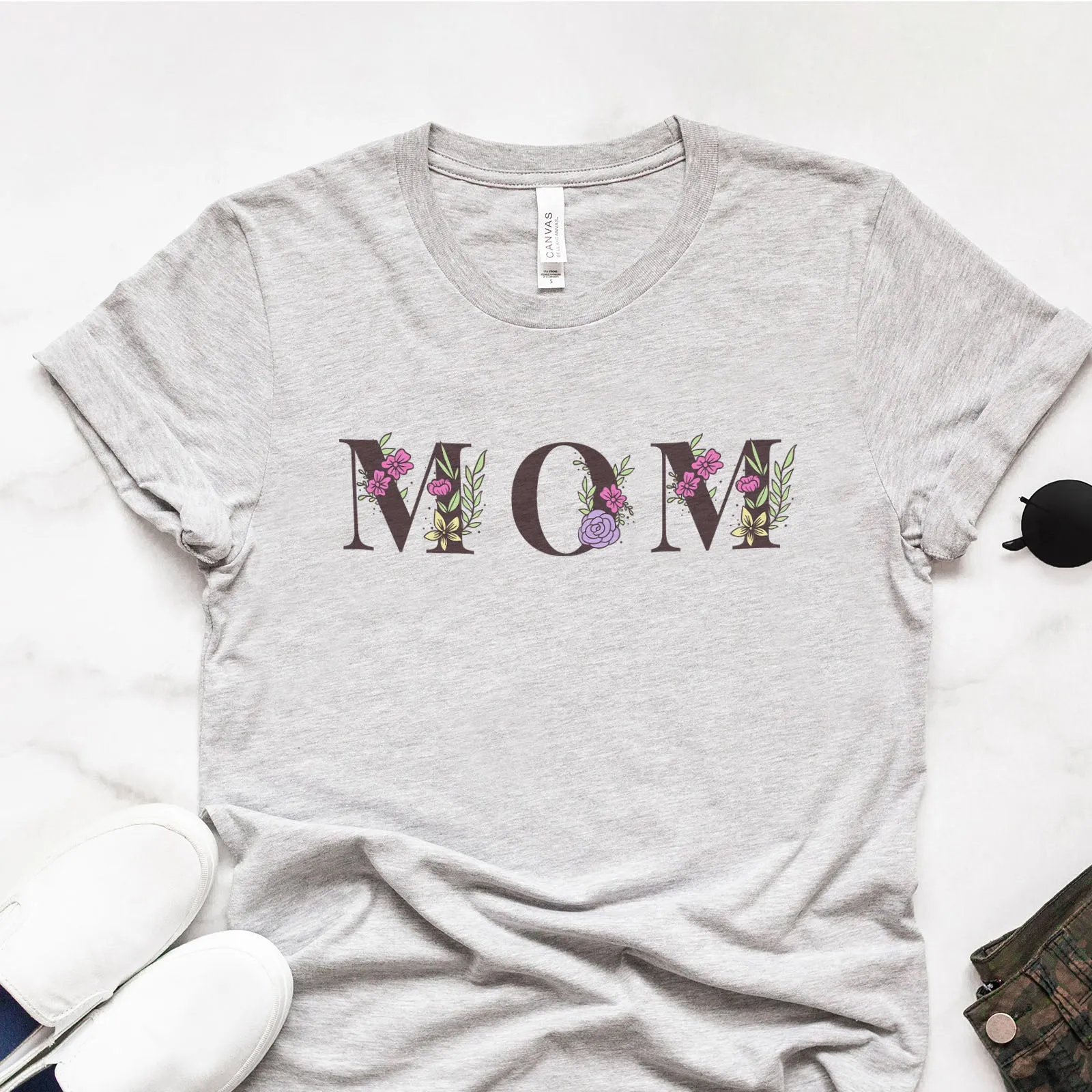 Mom Floral Tee