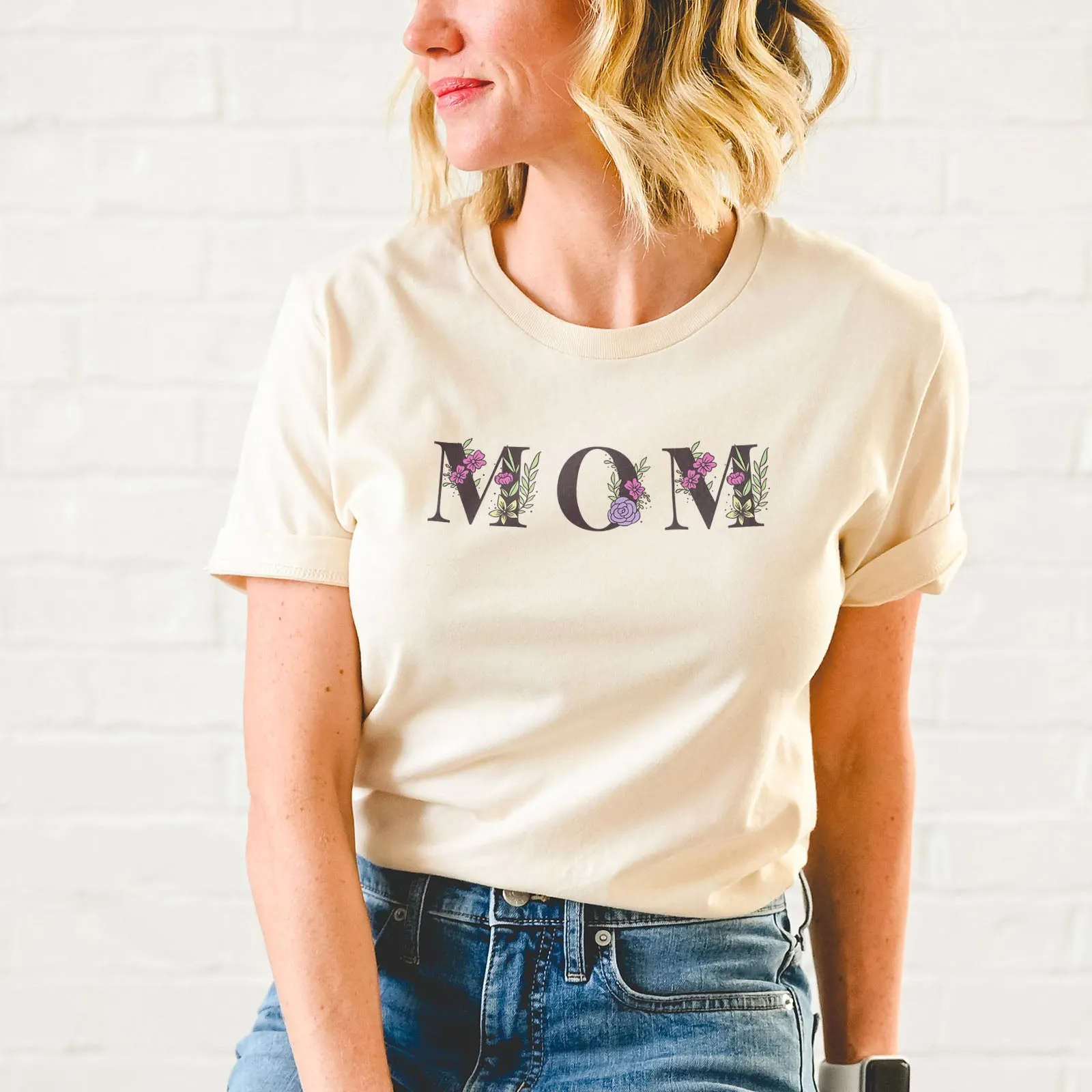 Mom Floral Tee