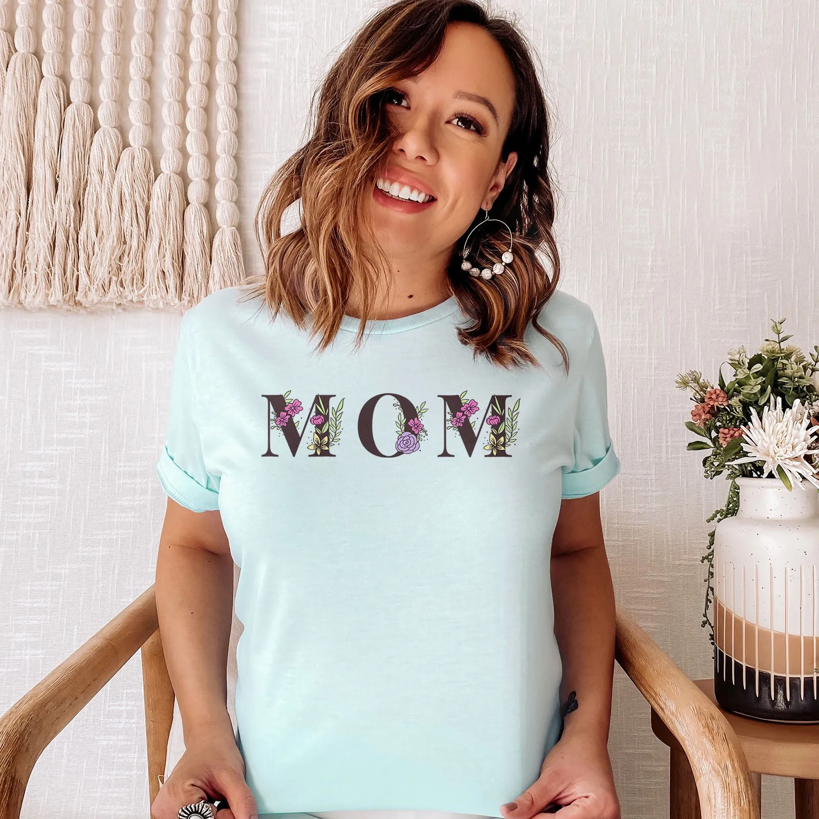 Mom Floral Tee