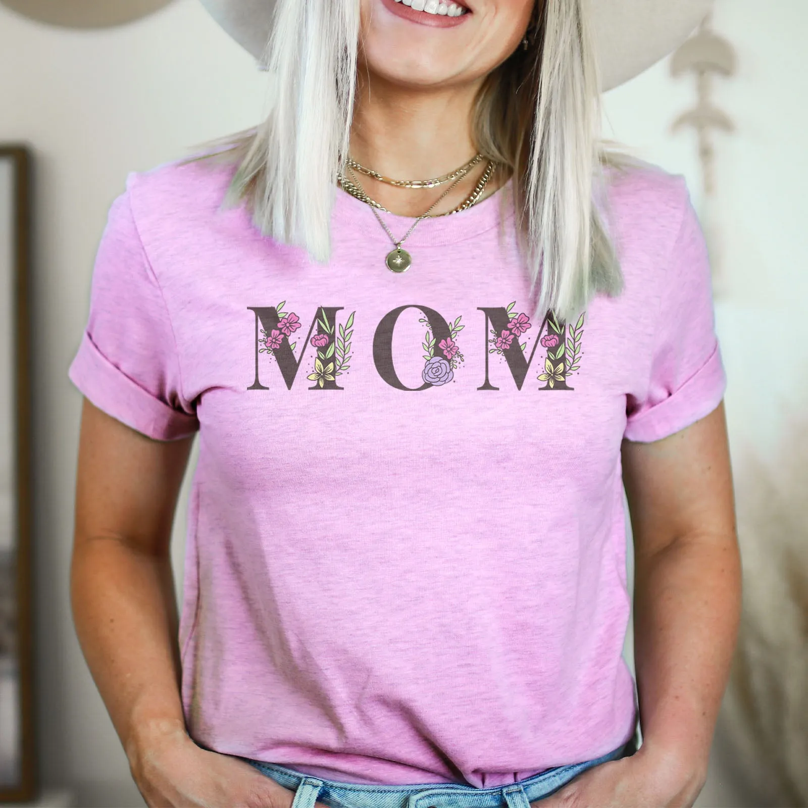 Mom Floral Tee