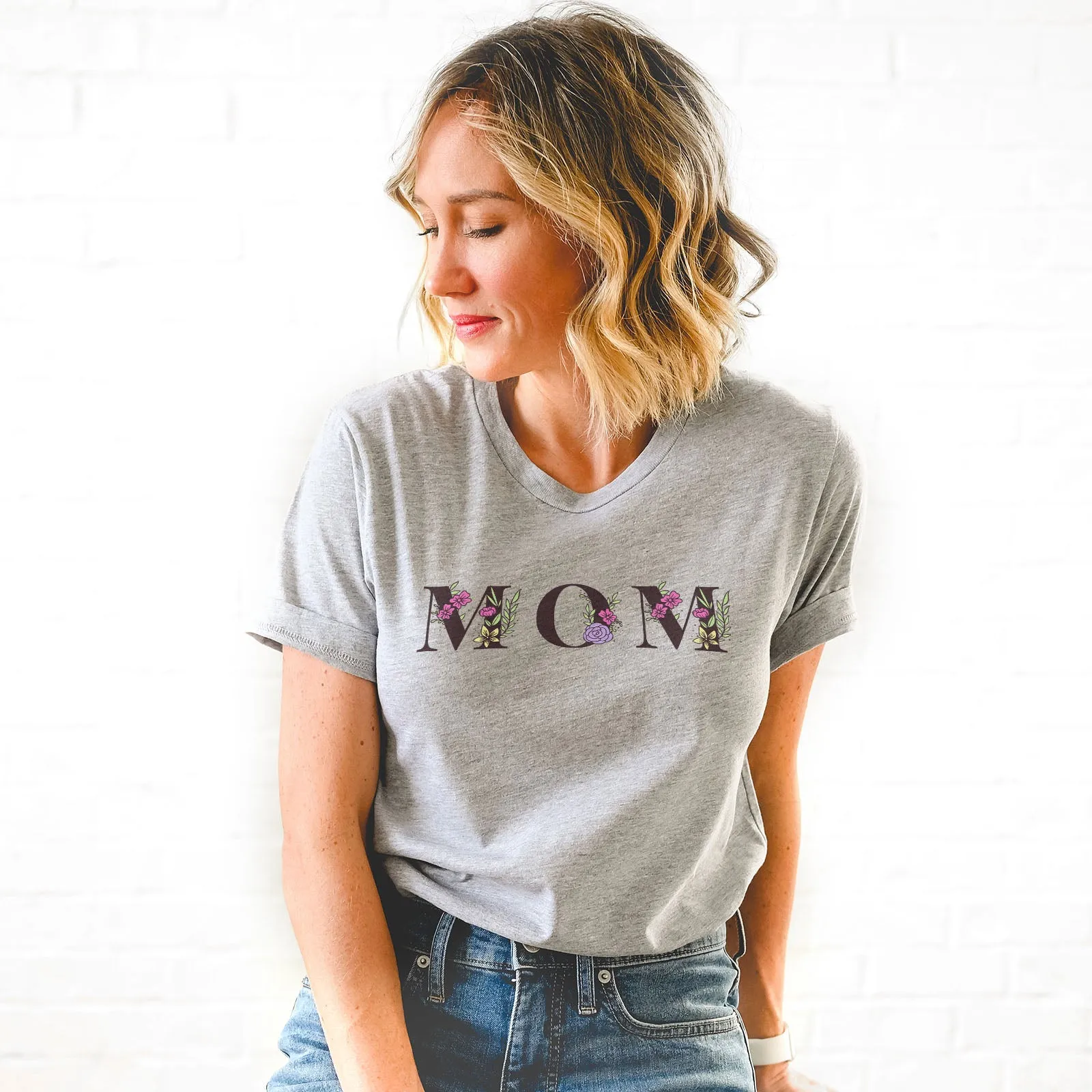 Mom Floral Tee