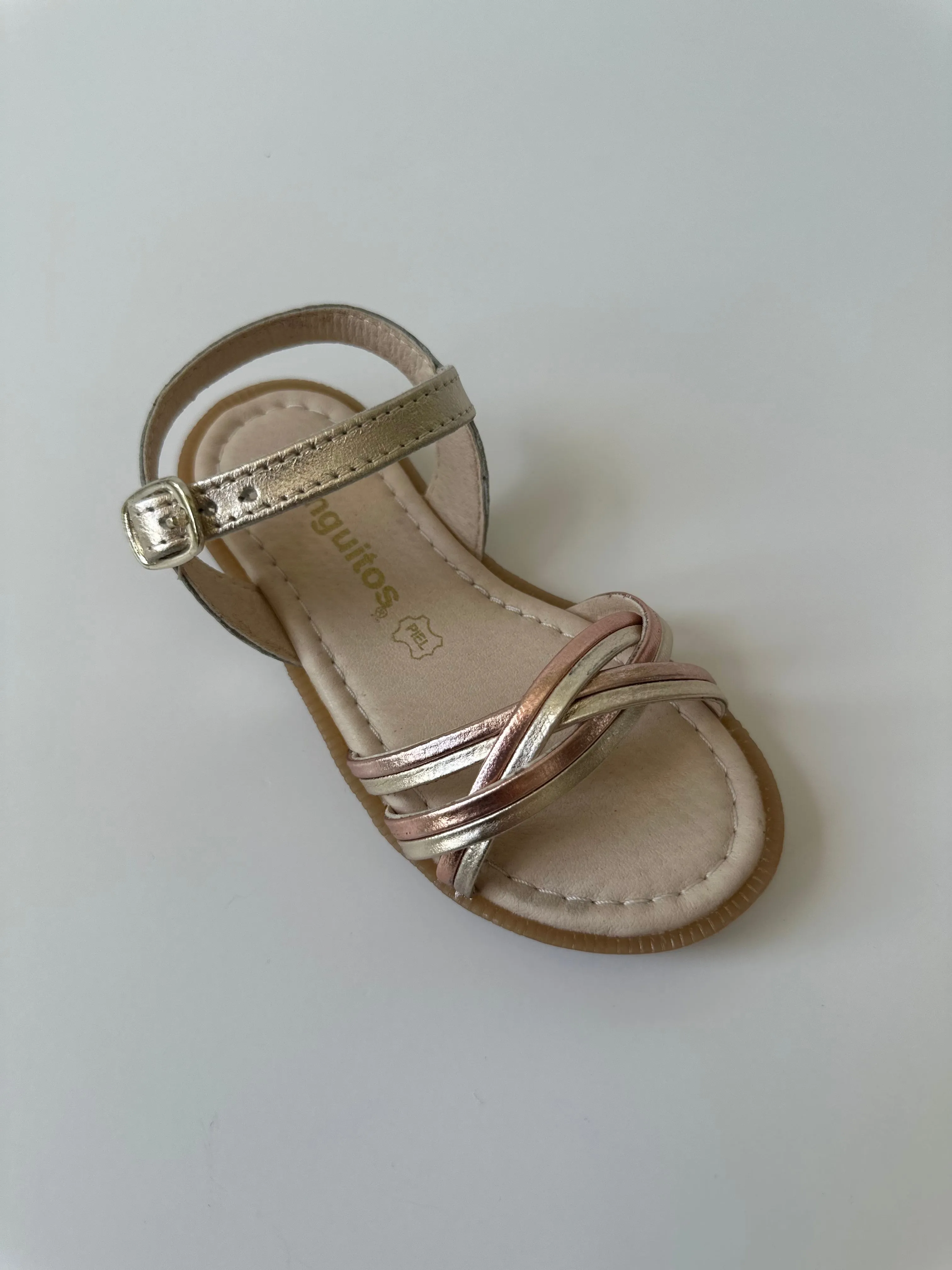 Multi gold straps sandal