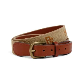 Needlepoint King Ranch Brands Belt