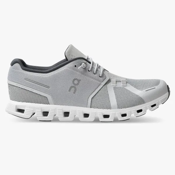 Mens ON Running Cloud 5 Shoes in Glacier White