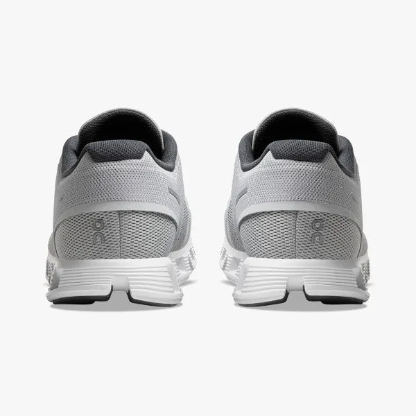 Mens ON Running Cloud 5 Shoes in Glacier White