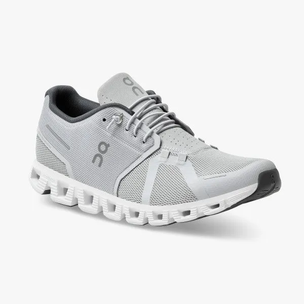 Mens ON Running Cloud 5 Shoes in Glacier White