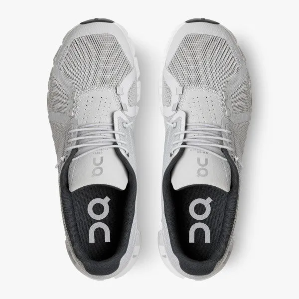 Mens ON Running Cloud 5 Shoes in Glacier White