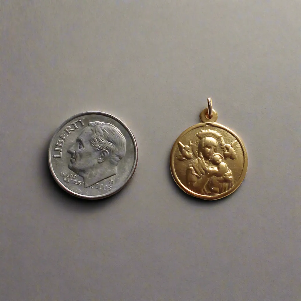 Our Lady of Perpetual Help Bracelet Gold Vermeil