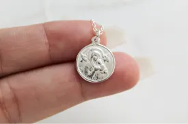 Our Lady of Perpetual Help Necklace (Sterling Silver)