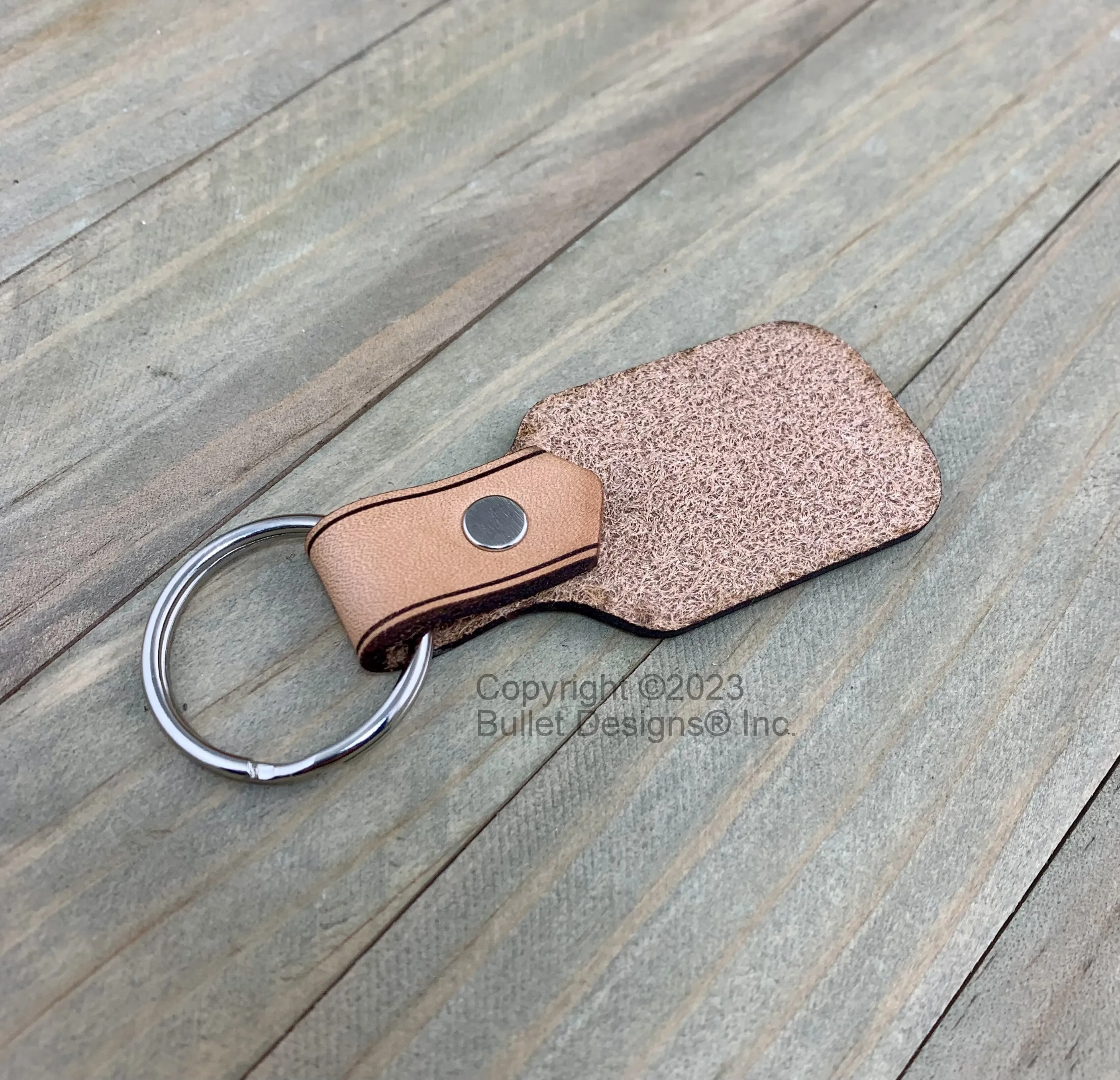 Custom Engraved Leather Keychain - Personalized Keyring for Groom, Groomsman, Wedding, Dad Gift - Durable Key Fob