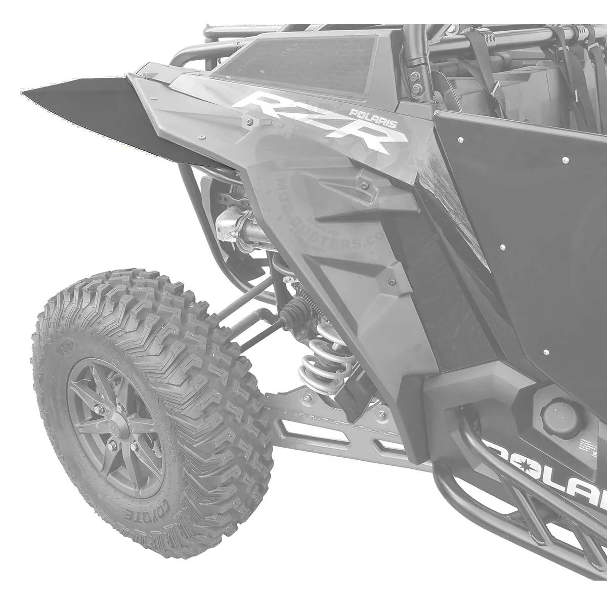 Polaris RZR XP Super Max Fender Extensions for SuperATV Fenders (For XP 1000, XP Turbo  or Turbo S)