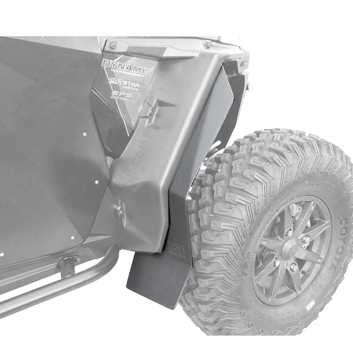 Polaris RZR XP Super Max Fender Extensions for SuperATV Fenders (For XP 1000, XP Turbo  or Turbo S)