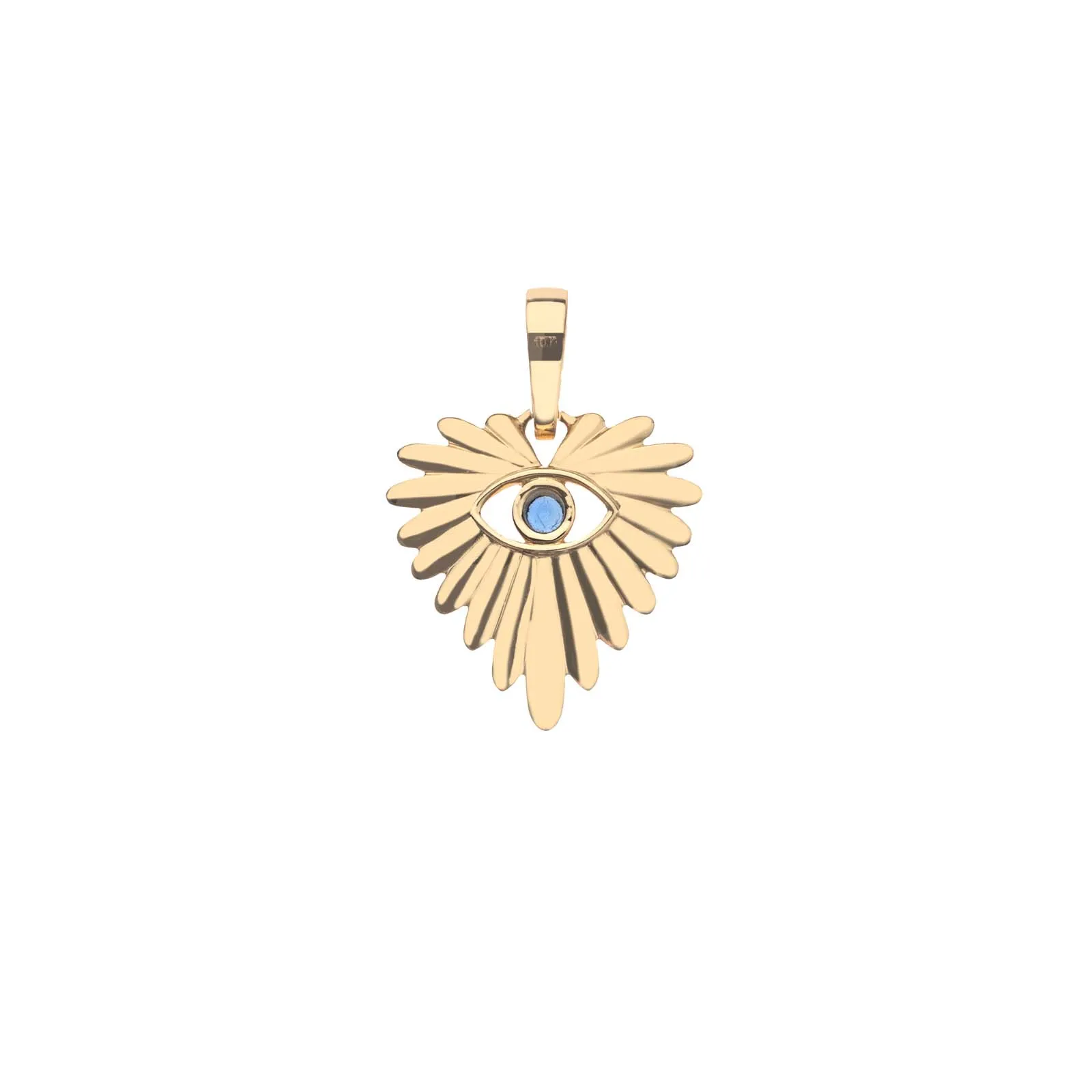 PROTECT Watchful Heart Pendant in Solid Gold