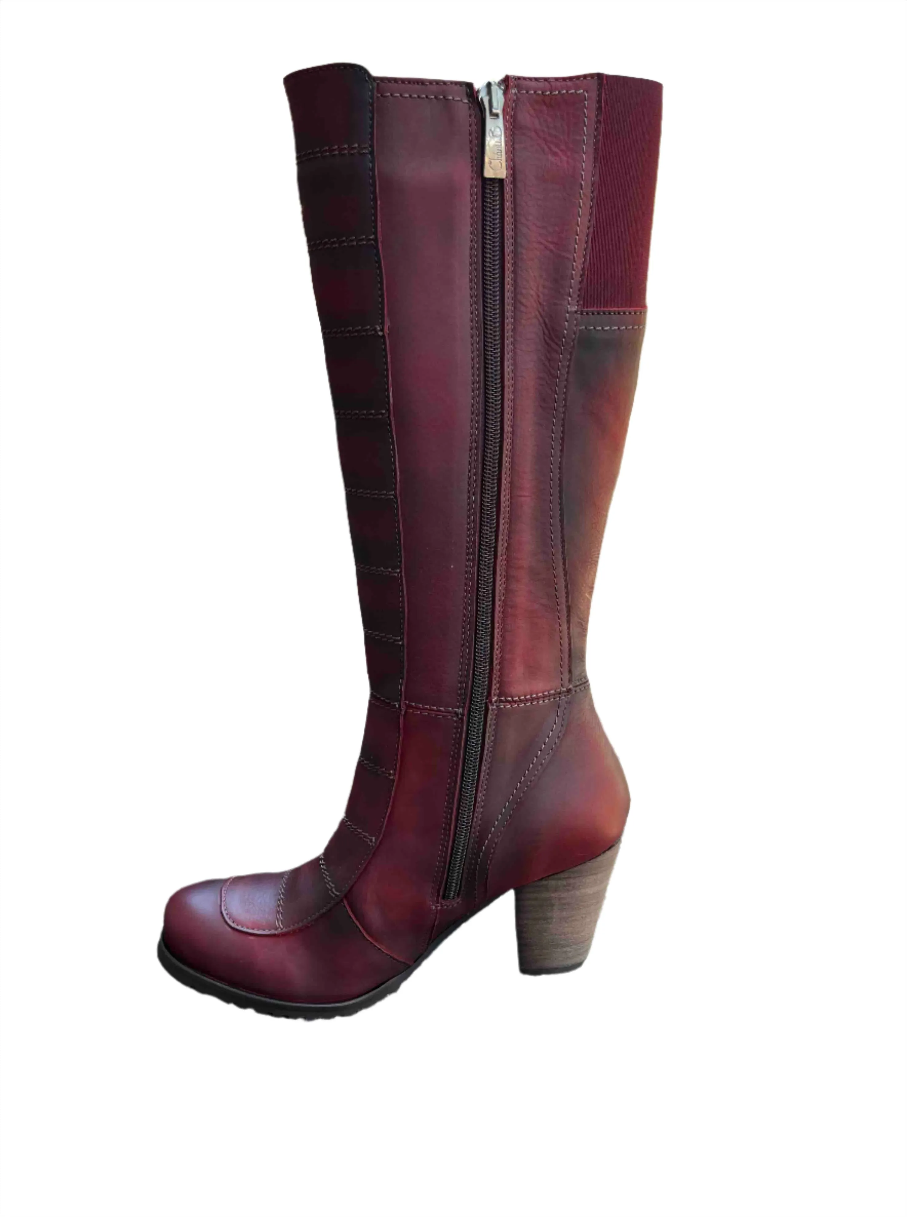 Semaine -Long leg boot cranberry wine