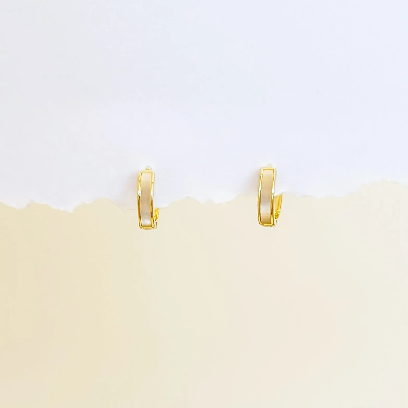 Serene Huggie Hoop Earrings