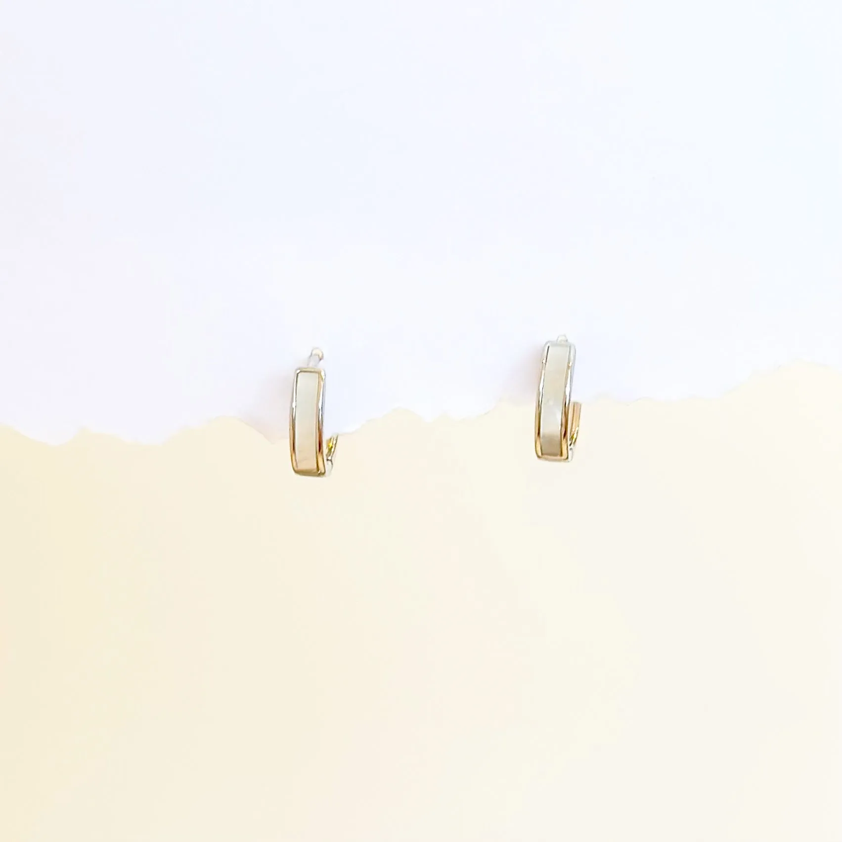 Serene Huggie Hoop Earrings