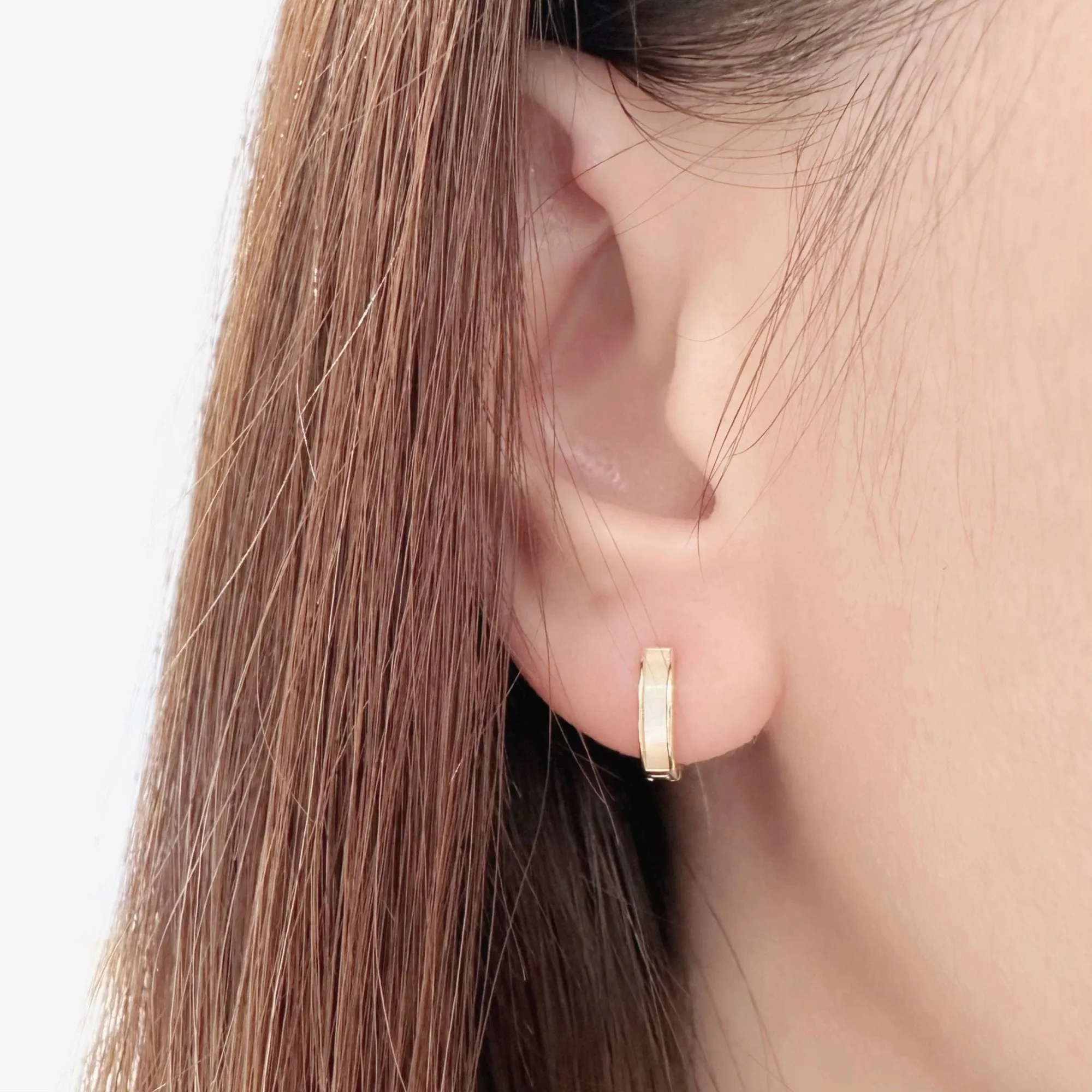 Serene Huggie Hoop Earrings