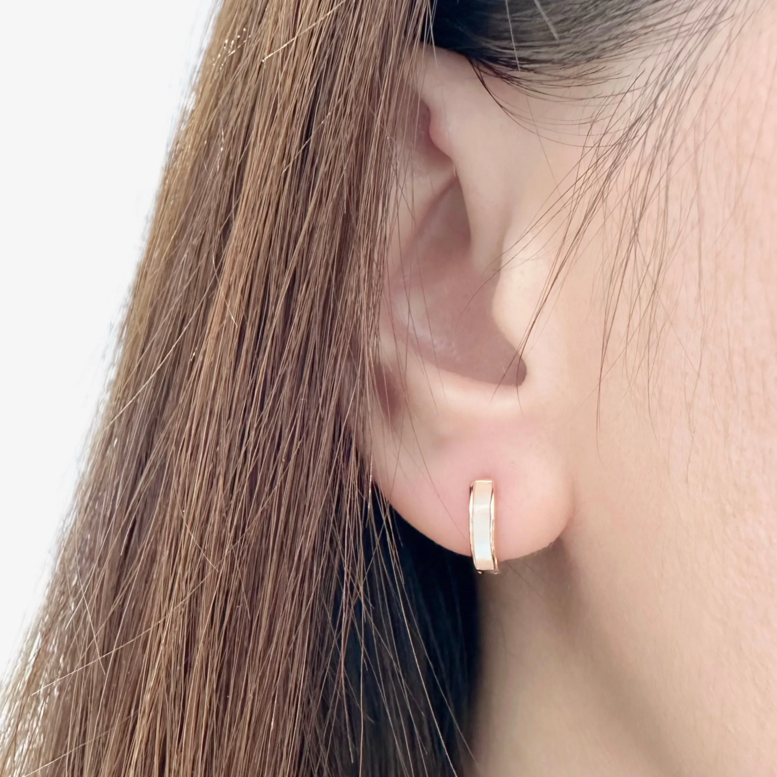 Serene Huggie Hoop Earrings