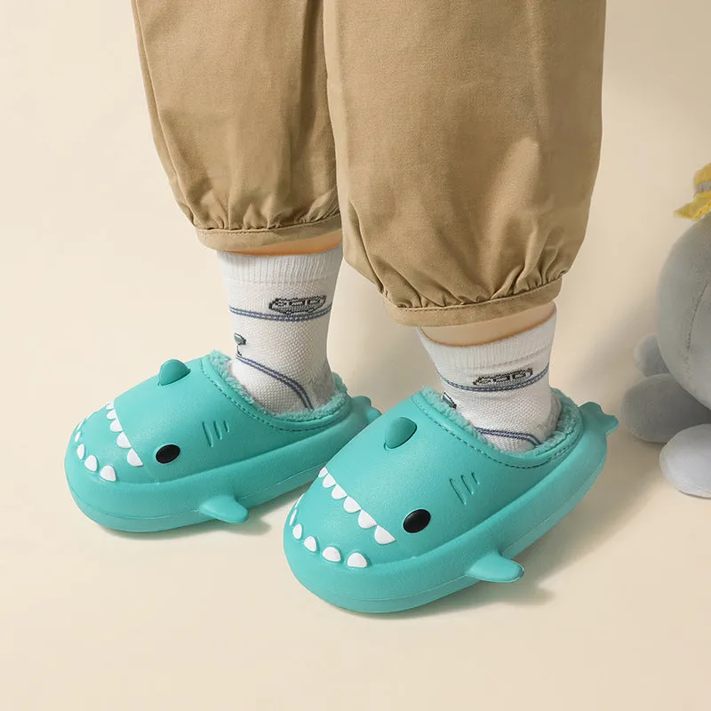 Sharkicks Basic - Winter Kids Heel-open Shark Slippers