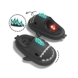 Sharkicks Basic - Winter Nuclear Kaiju Heel-open Shark Slippers