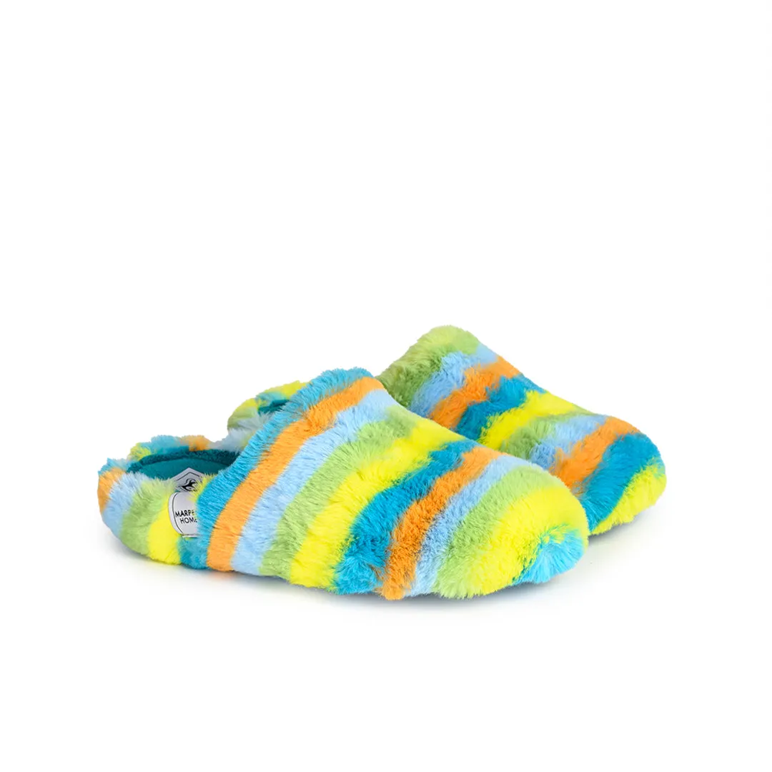 Slippers Rayas Soft Verde