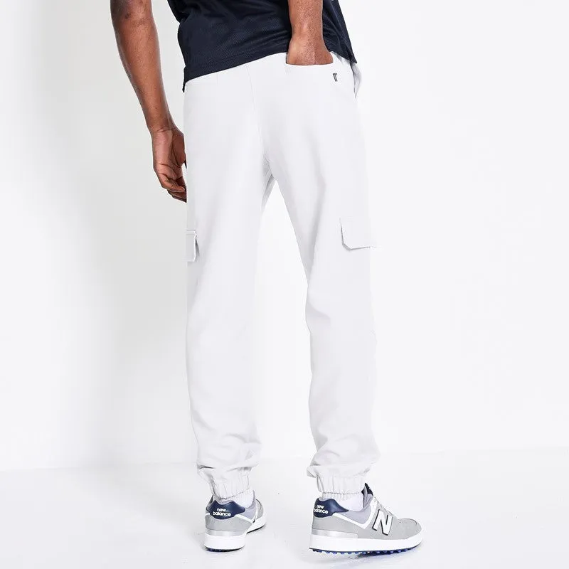 Stretch Cuffed Cargo Golf Trouser - Vapour Grey