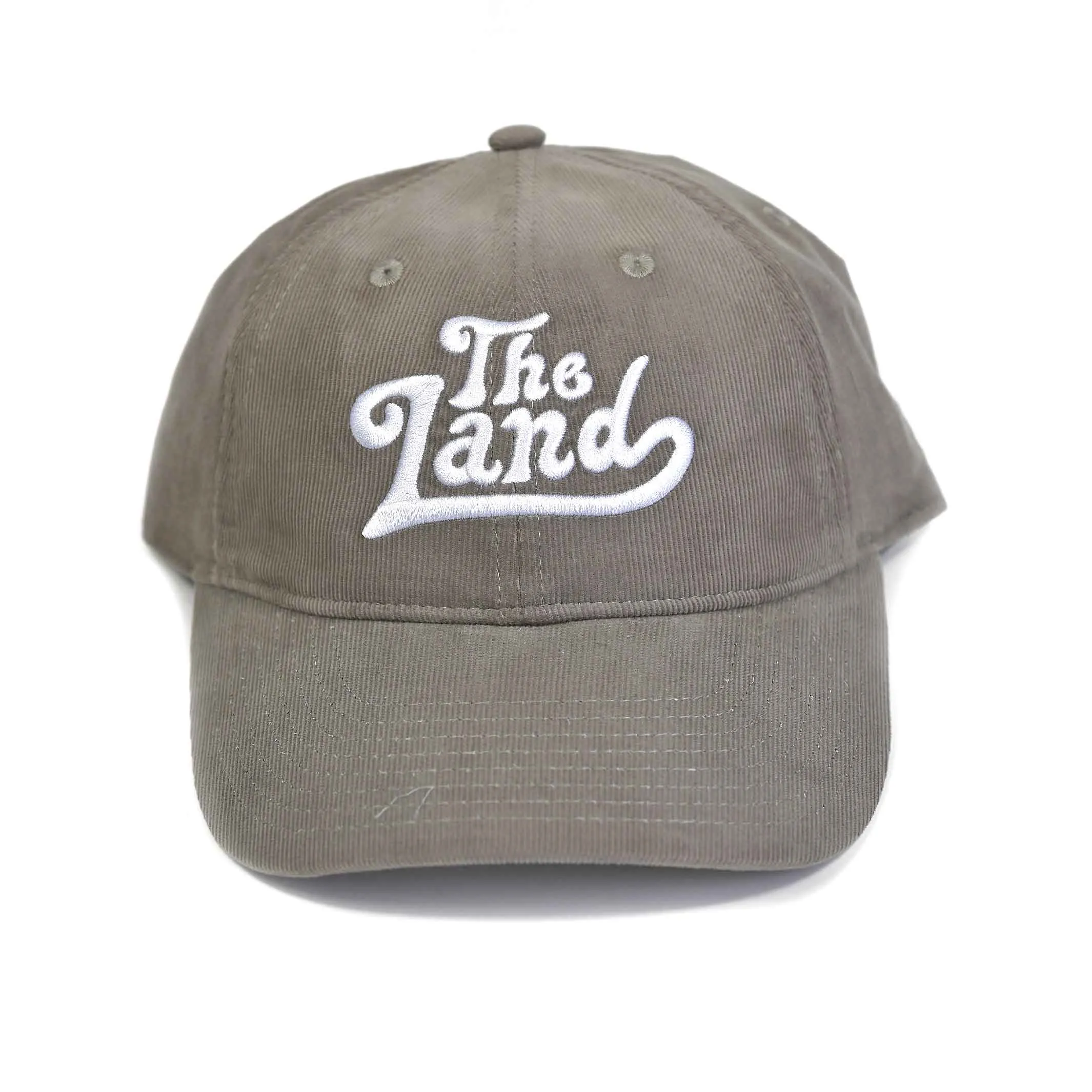 The Land 'Groovy' Cord Dad Hat - Steel Grey