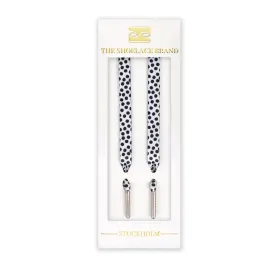 The Shoelace Brand - Black Dots Shoelaces (120cm)