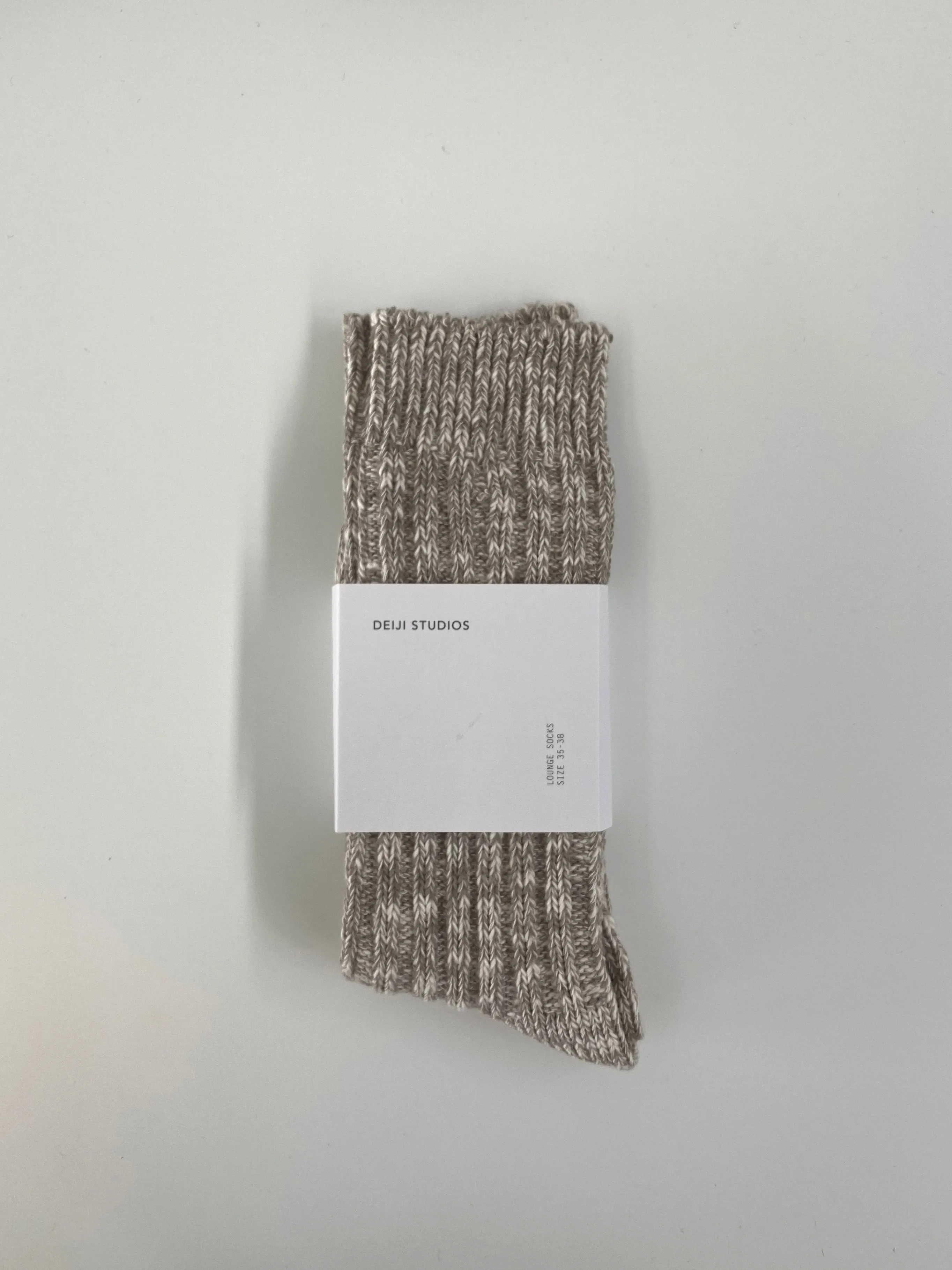 the woven sock - fog