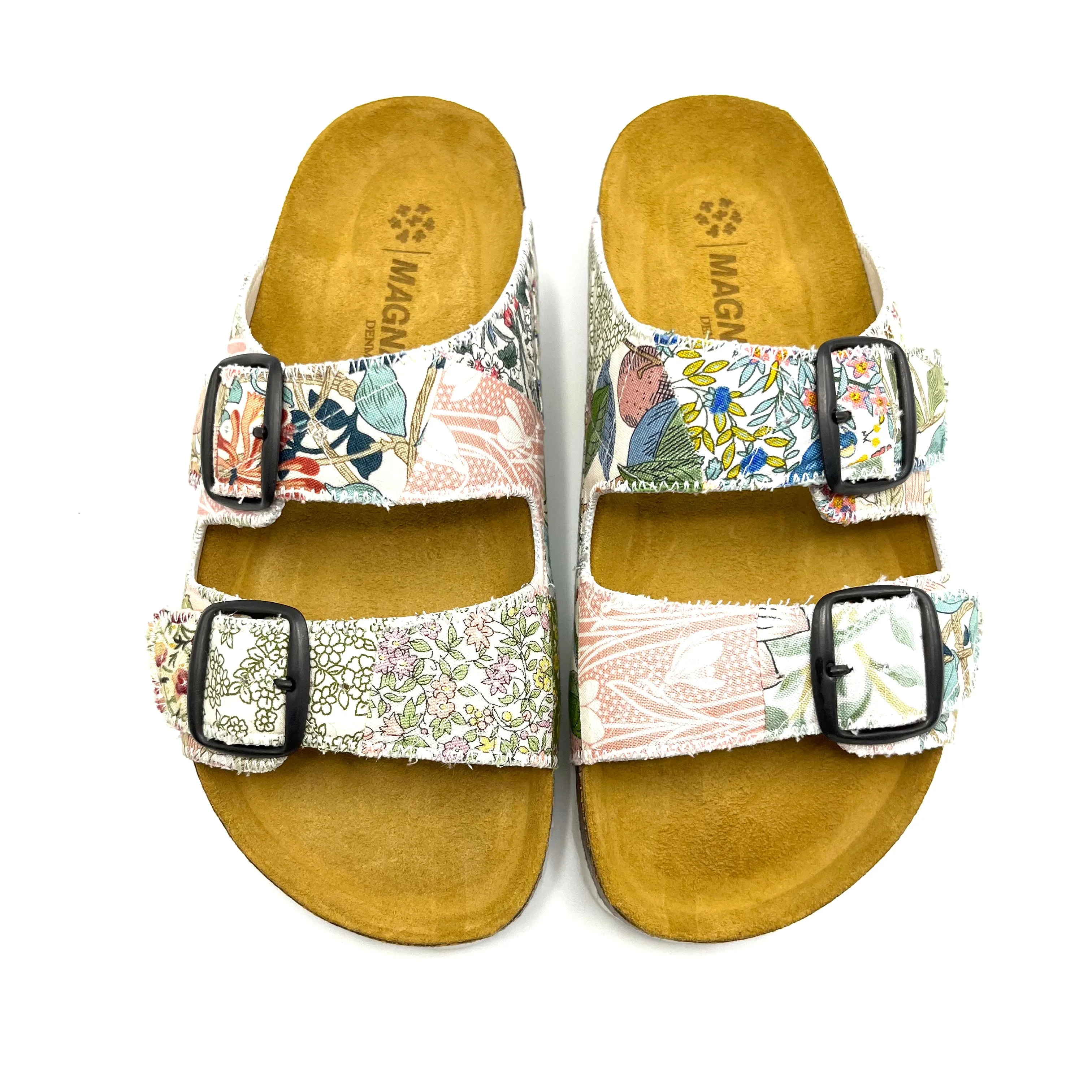 Thora 2-buckle Sandals | Patchwork Blossom 01 EU37/US7