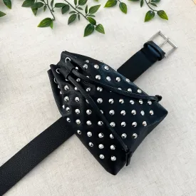 Waitin' For The Night Studded Belt Bag - Black